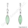 Gorgeous Light Green Jade Earrings